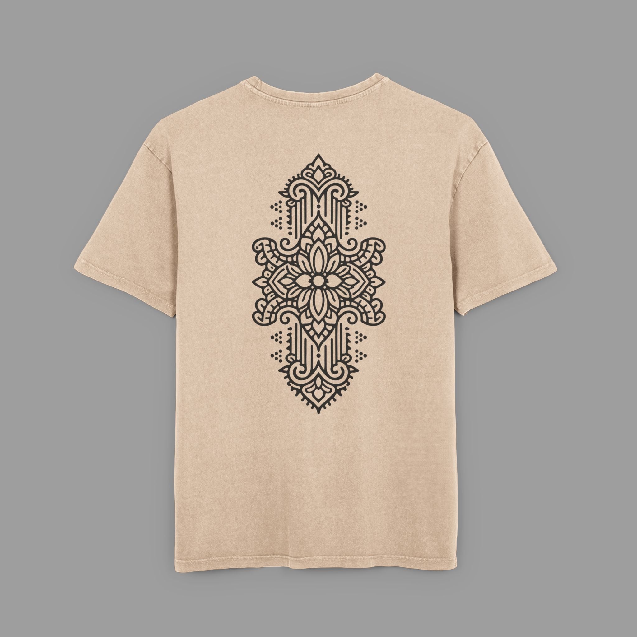 BODHI — Oriental Piece Acid Wash Tee