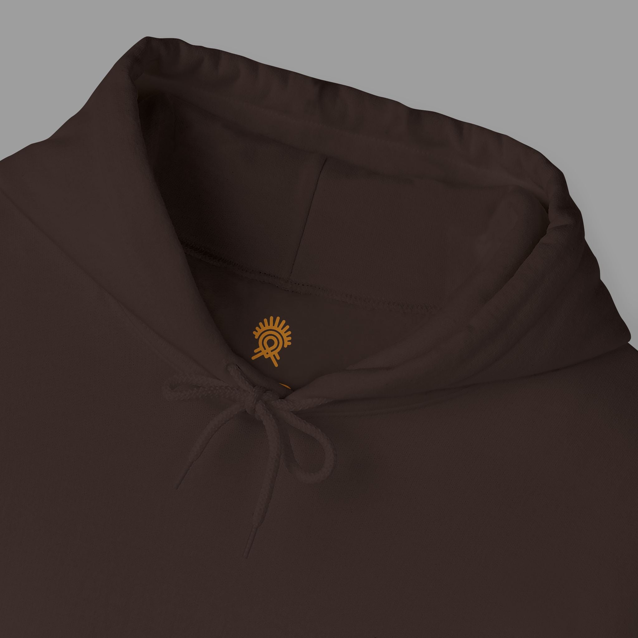 RAMI —Chocolate Embroidered Logo Hoodie