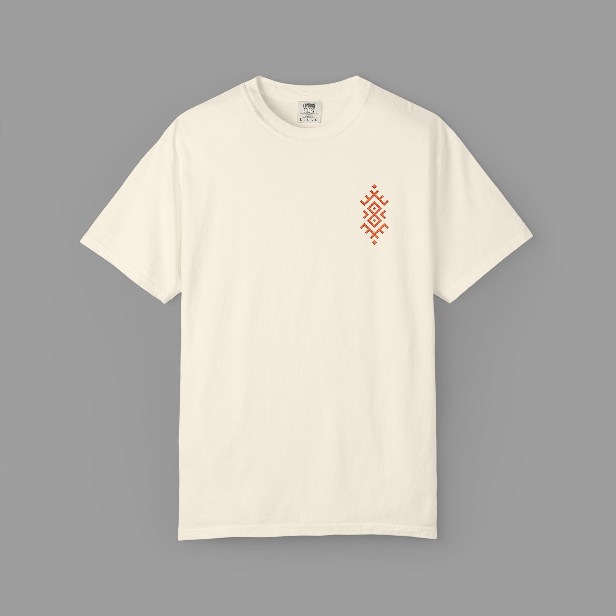 SYRA — Embroidered Tribal Graphic Tee