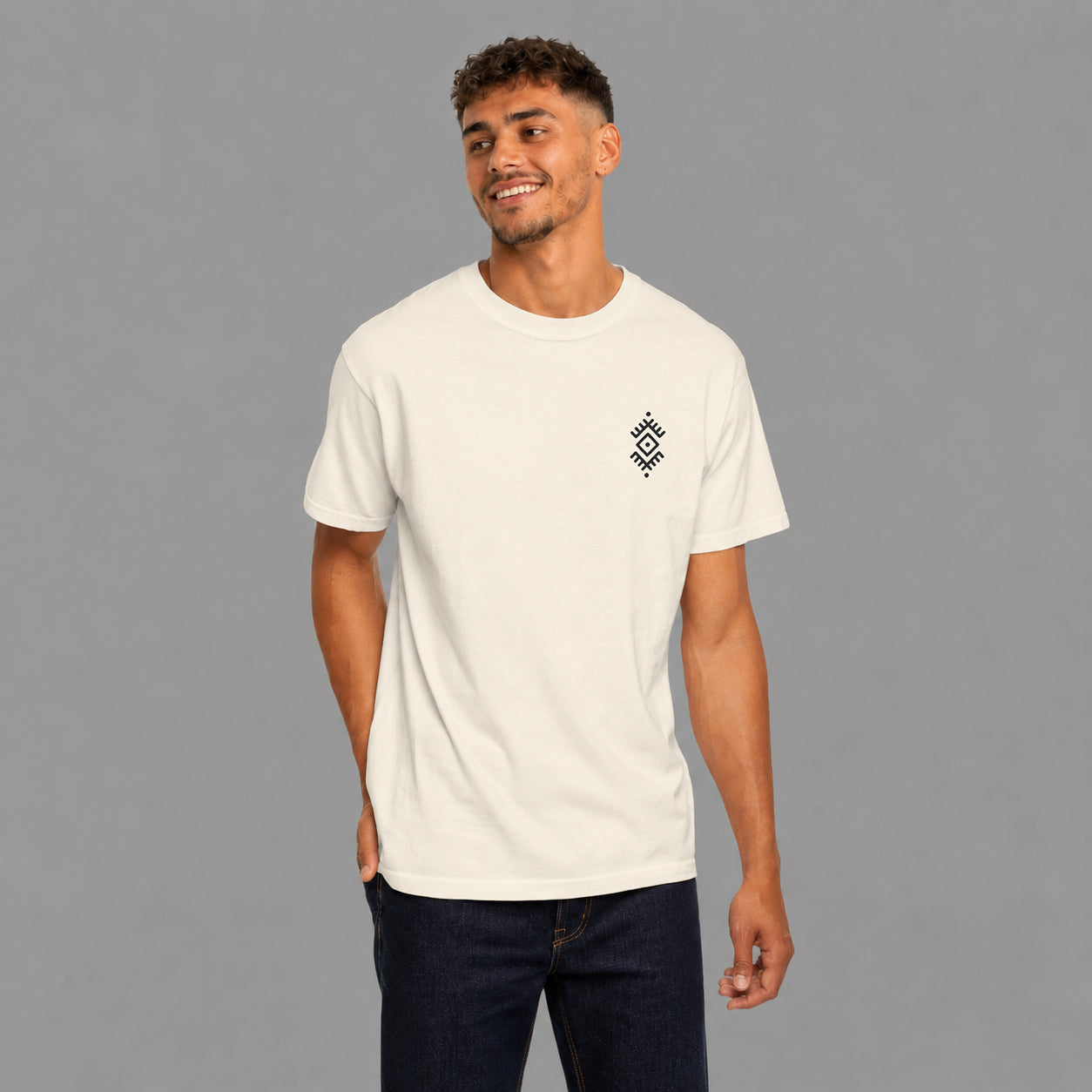 NOHR — Embroidered Tribal Graphic Tee