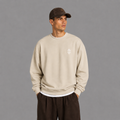 ZAYR — Minimal Sand Crew with Embroidered Logo