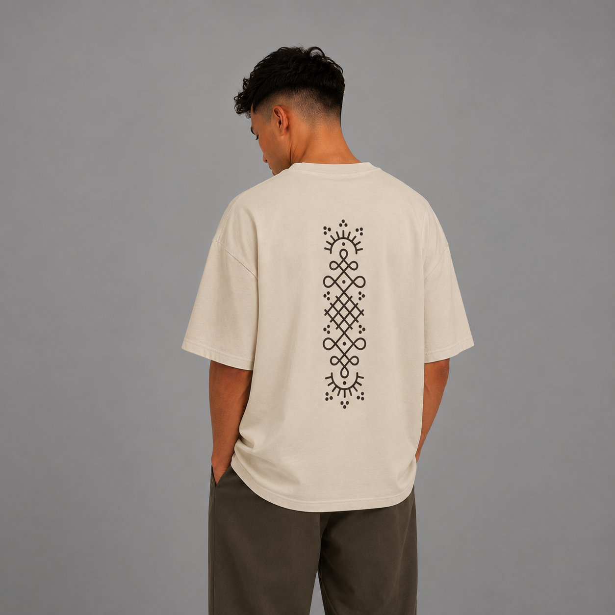 SAFIR — Tribal Artwork Box Tee