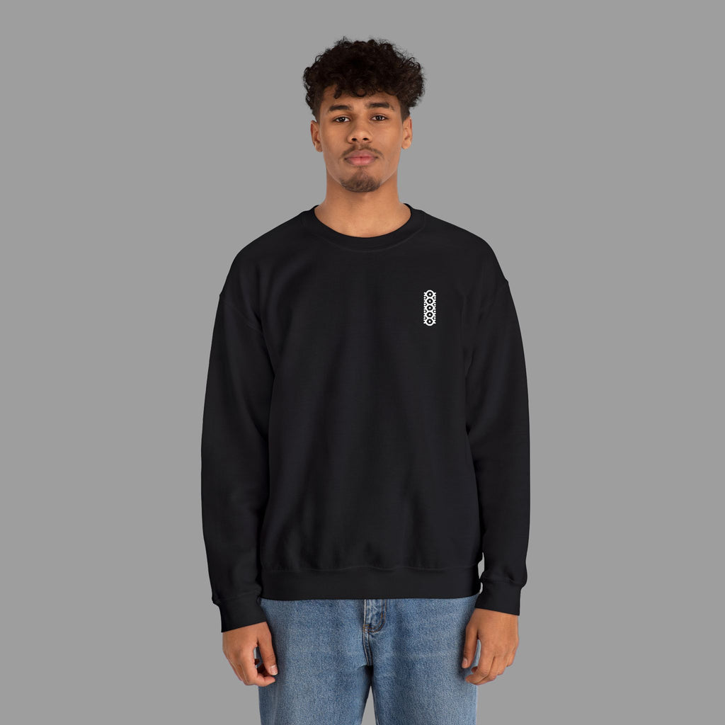 NAEL — Minimal Black Crew with Embroidered Logo