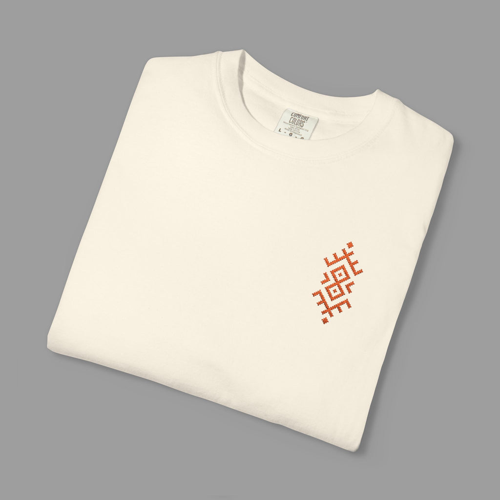 SYRA — Embroidered Tribal Graphic Tee