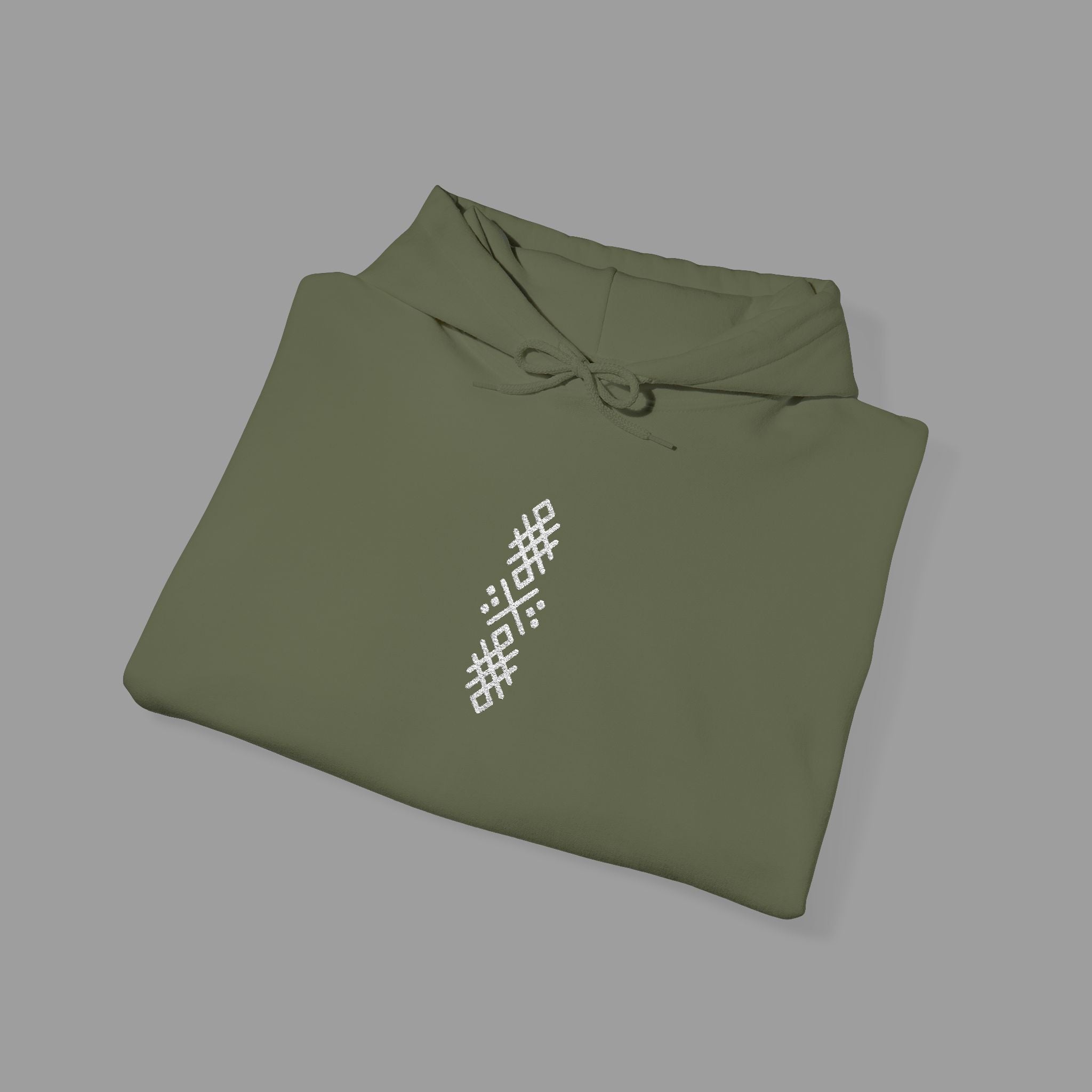 AMAR — Embroidered Pattern Hoodie