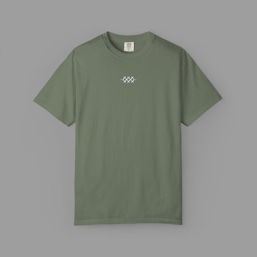 FAZIL — Embroidered Tribal Graphic Tee