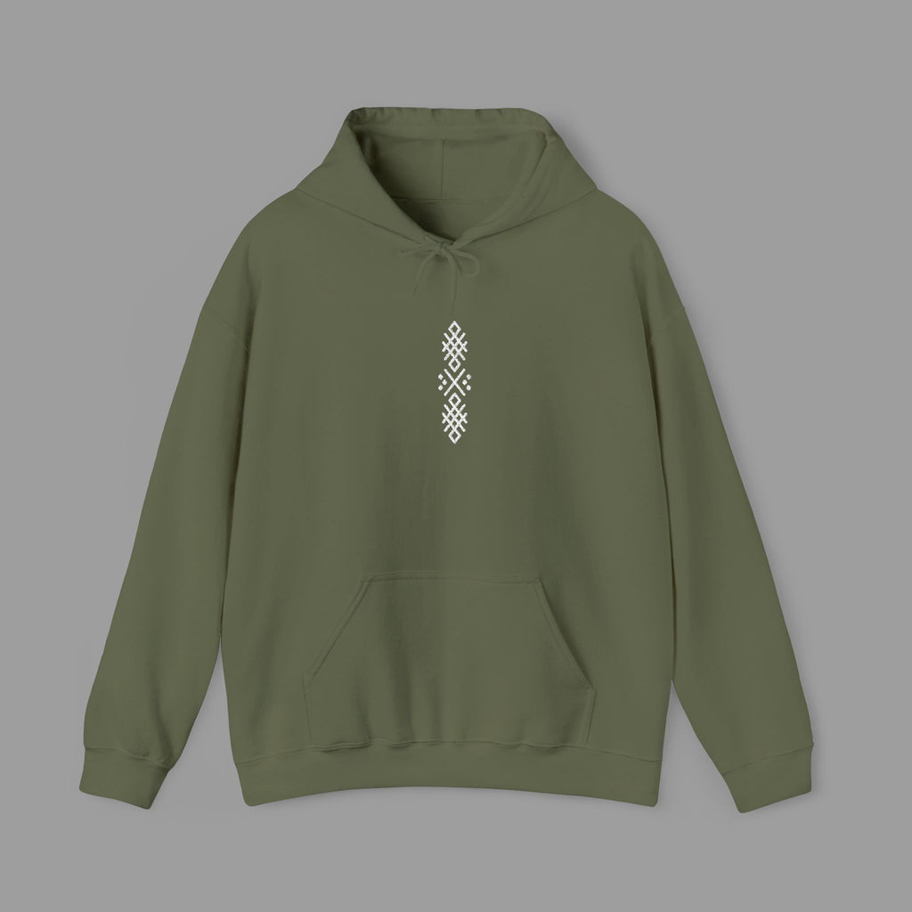 AMAR — Embroidered Pattern Hoodie