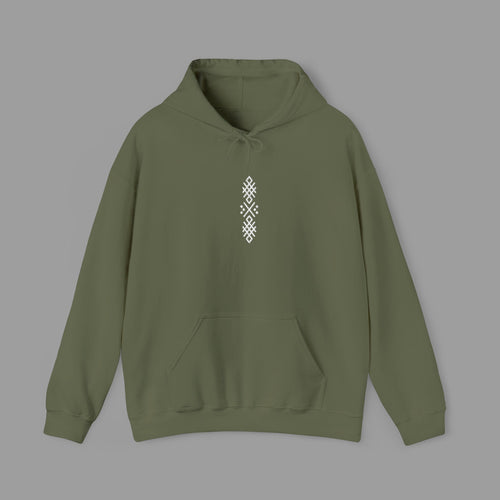 AMAR — Embroidered Pattern Hoodie