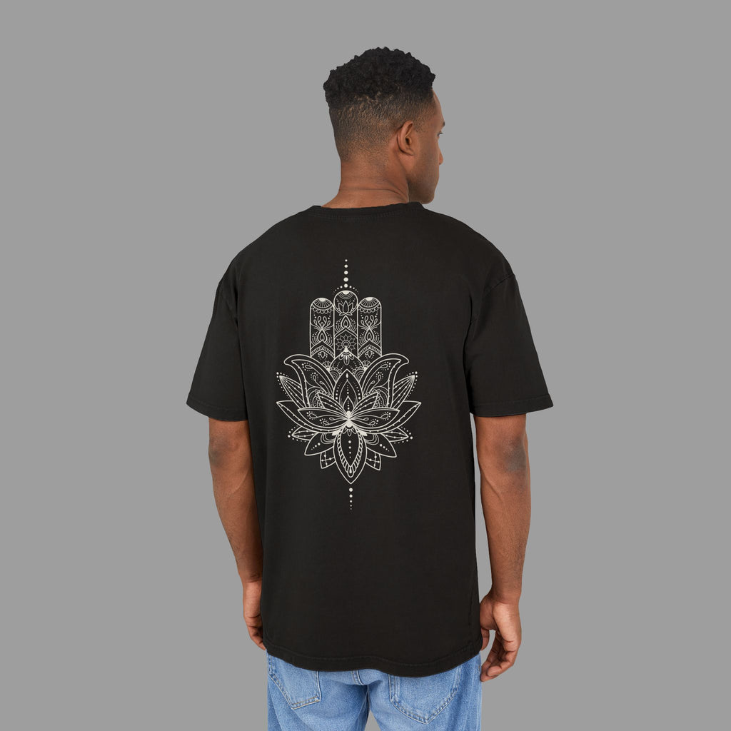 KAYAN — Acid Washed Oversized Graphic Shirt