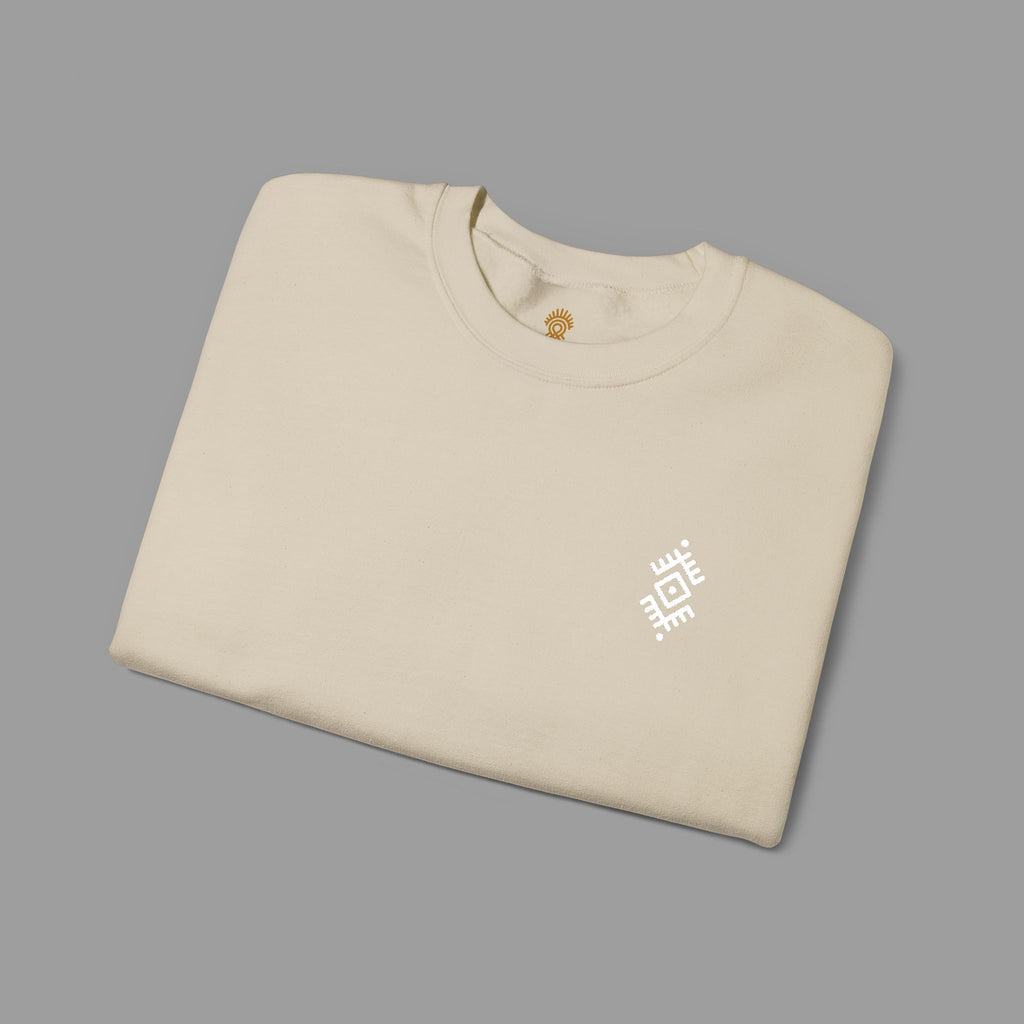 ZAYR — Minimal Sand Crew with Embroidered Logo