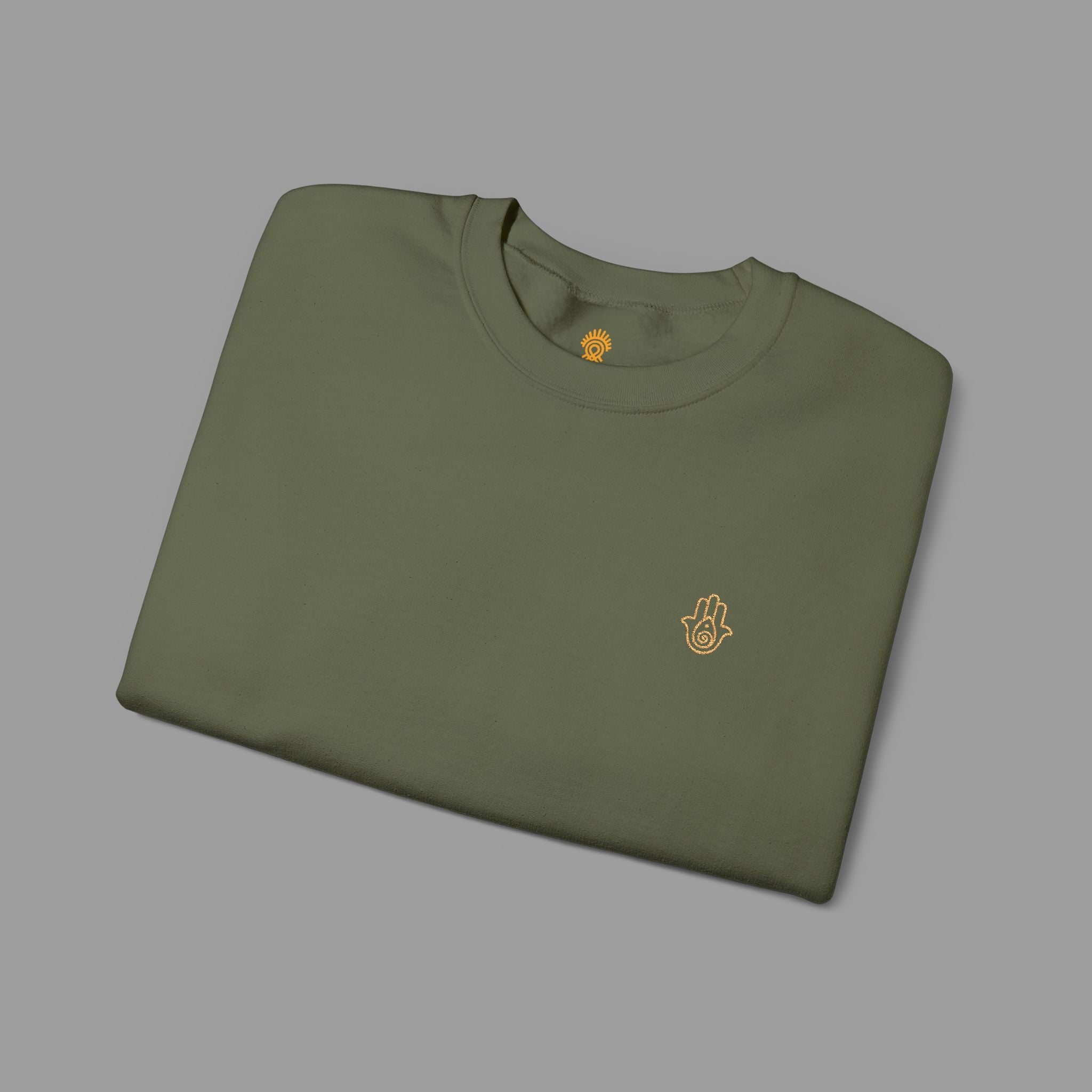NAYA — Embroidered Hamsa Crewneck